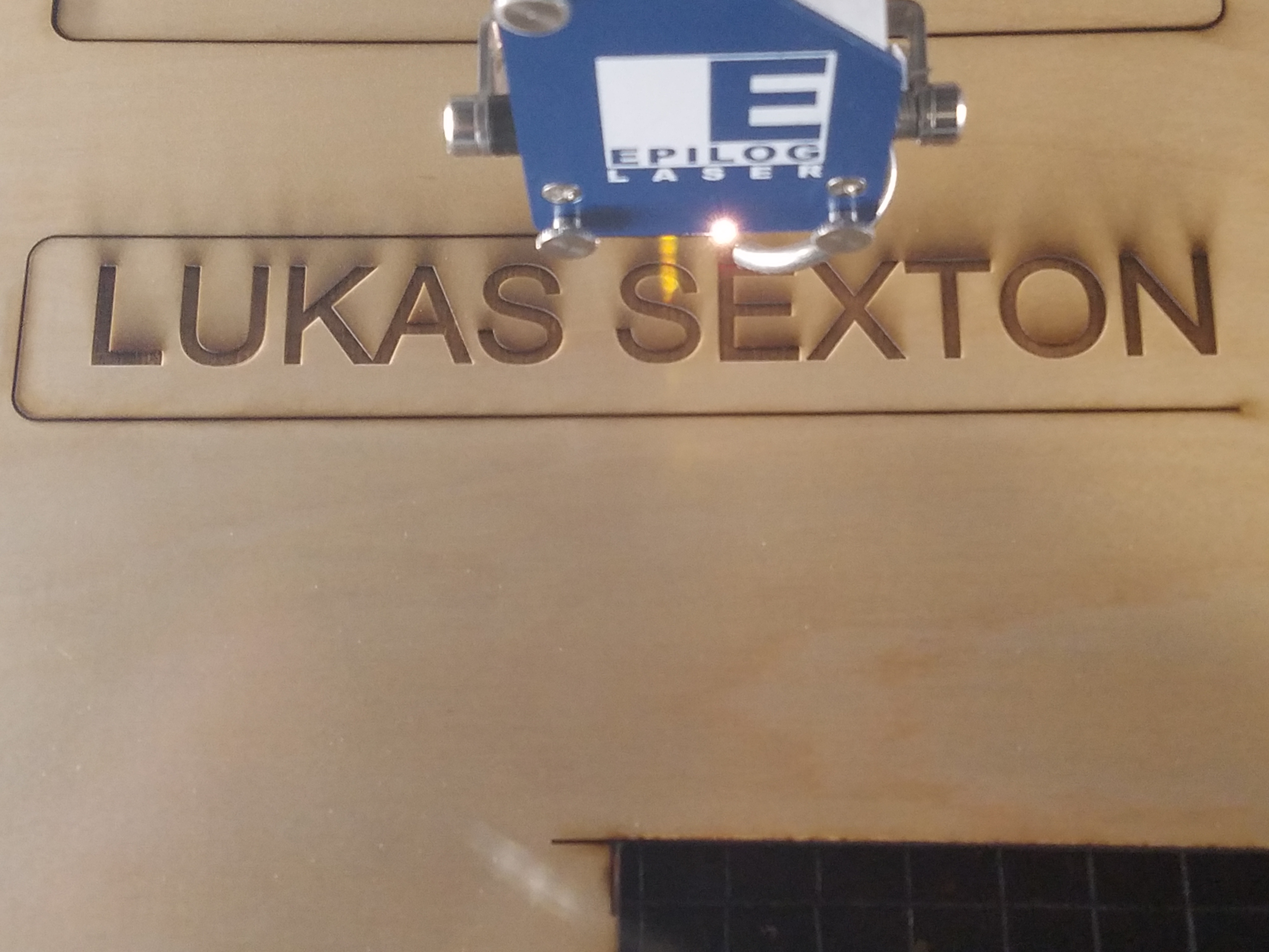 Laser Cut Nametag